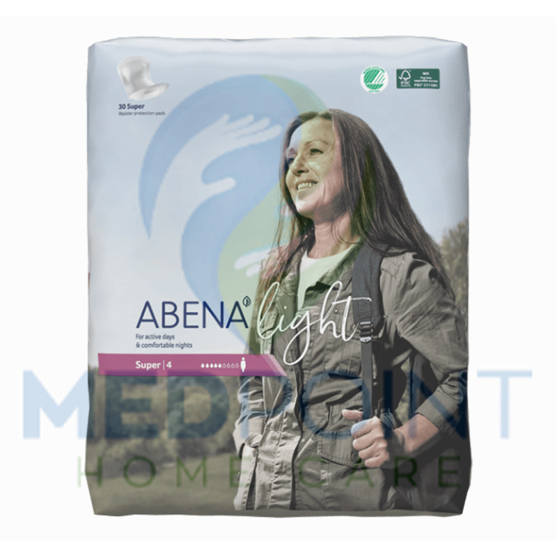 Σερβιέτα Abena Light, Super No4, 30 τμχ Σερβιέτα Abena Light, Super No4, 30 τμχ