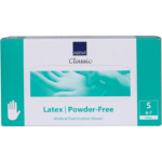 Γάντια Latex Classic, χωρίς πούδρα, Small 100 τμχ