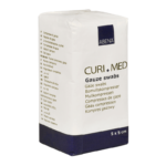 Curi Med Επιθέματα γάζας απλά, μη αποστειρωμένα 8ply, 5x5cm