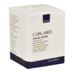 Curi Med Επιθέματα γάζας απλά, μη αποστειρωμένα 8ply, 7,5x7,5cm