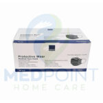 Ιατρική μάσκα προσώπου με λάστιχο Type IIR Abena μαύρη 50τμχ.