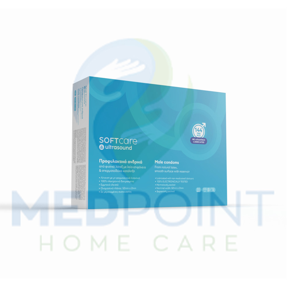 Προφυλακτικά Soft Care με λιπαντικό (144τεμ) Προφυλακτικά Soft Care με λιπαντικό (144τεμ)