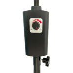 Εξεταστικός φωτισμός KS-Q6 τροχήλατος μαύρος με βάση ABS01